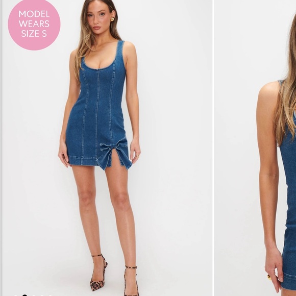 Show Me Your MuMu Bridgeport Bow Dress - Picture 2 of 3